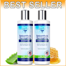 Load image into Gallery viewer, Sulfate-Free &amp; Fragrance-Free Anti-Dandruff Shampoo &amp; Conditioner Set - 16oz