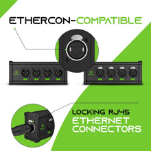 Load image into Gallery viewer, EtherCON-Compatible XLR to Ethernet Adapters - 4 Channels for Studio &amp; Stage