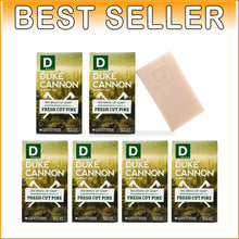 Load image into Gallery viewer, Long-Lasting 10oz Men's Soap Bar - Fresh Cut Pine Scent, Premium Quality