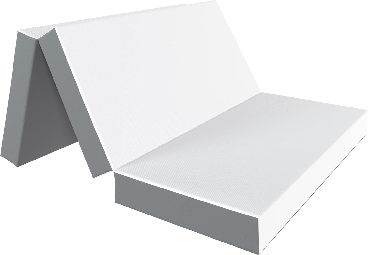 Luxury Gel Memory Foam Trifold Mattress with Washable Cover - Full Size Comfort