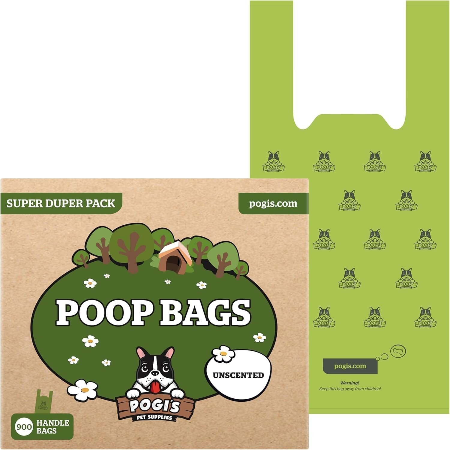 Durable 900 Count Dog Waste Bags with Leak-Proof Protection & Easy Handles