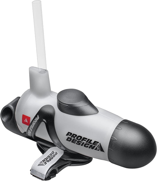 BPA-Free 28 Oz Aerodynamic Cycling Bottle with Integrated Straw - Clear Finish