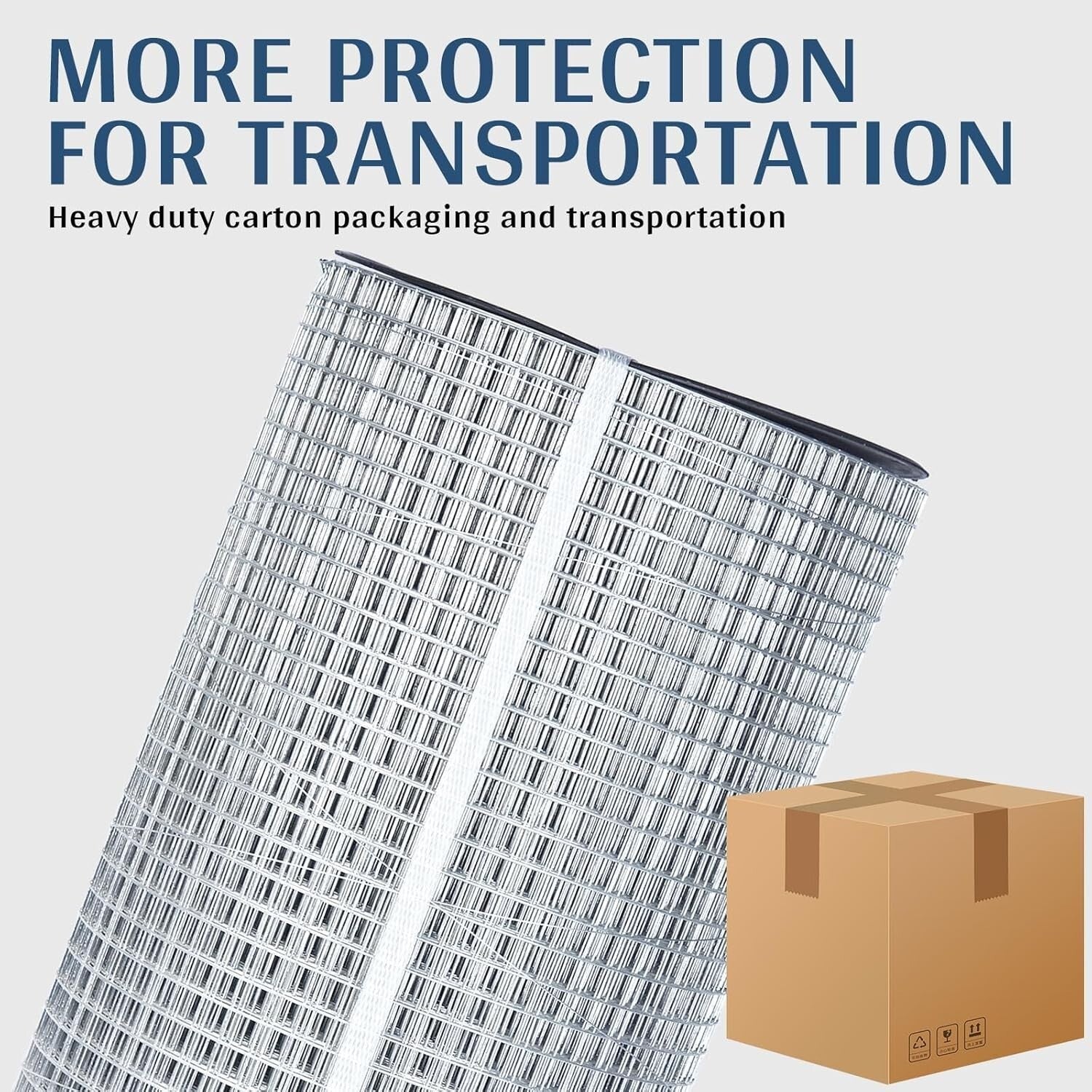 Rustproof 36'' x 100' Galvanized Mesh Wire Fencing for Gardens and Chicken Coops