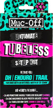 Load image into Gallery viewer, Tubeless Tire Setup Kit with Performance Sealant &amp; Durable Valve Stems for Bikes