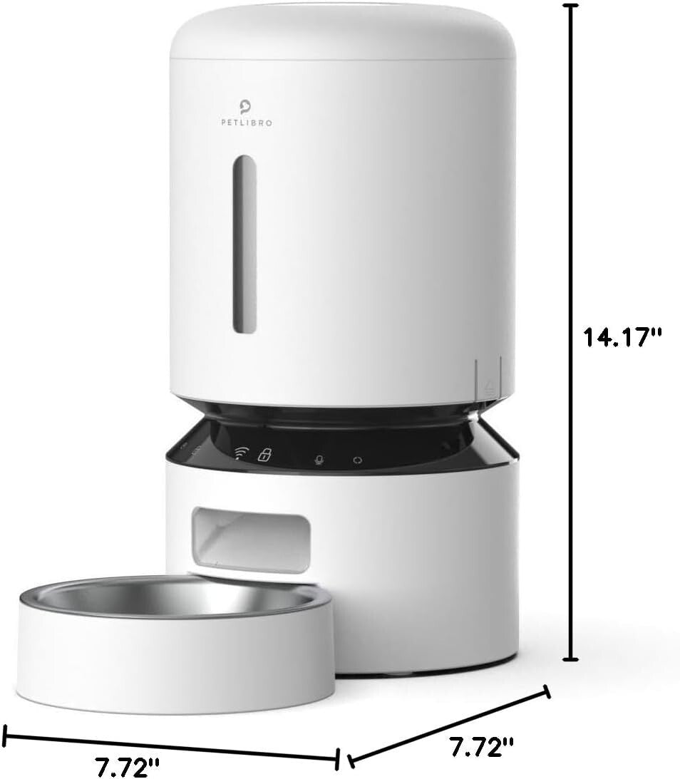 Convenient 5L Smart Pet Feeder with Freshness Preservation & Meal Scheduling