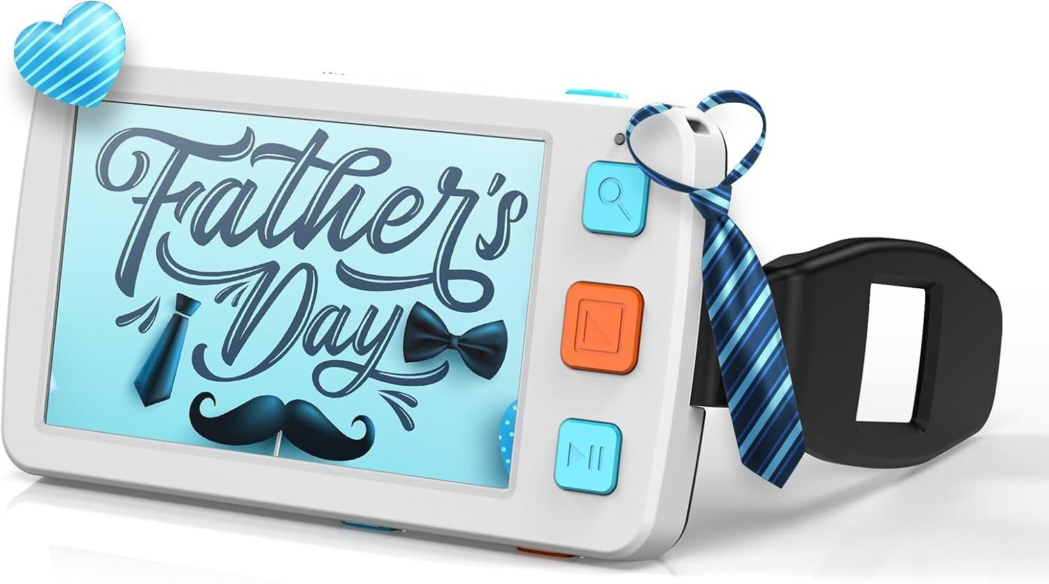 5-Inch Digital Magnifier with AV Output & Long Battery Life for Enhanced Vision