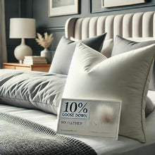 Load image into Gallery viewer, Soft Plush 10/90 Goose Down Feather Blend - Versatile Indoor Fill, 10 lbs