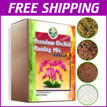 Load image into Gallery viewer, Complete Orchid Potting Kit with Natural Ingredients for Indoor Gardens - 10QT
