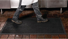 Load image into Gallery viewer, 3' x 5' Commercial Kitchen Drainage Mat - Lightweight, Anti-Slip &amp; Beveled Edges