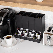 Load image into Gallery viewer, 4-Compartment Coffee Pod Dispenser - Sleek 120-Pod Organizer for Breakrooms
