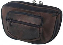 Load image into Gallery viewer, Slim Fit Large Concealed Carry Fanny Pack - Brown Suede Leather with YKK Zippers
