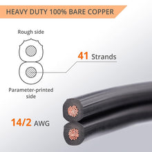 Load image into Gallery viewer, Durable 14/2 Direct Burial Copper Wire – Low Voltage Outdoor Landscape Lighting