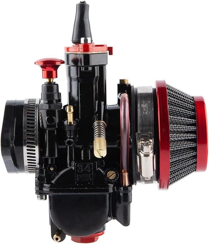 CNC Adjustable 34mm Carburetor - Performance Upgrade for Dirt & Off-Road Bikes