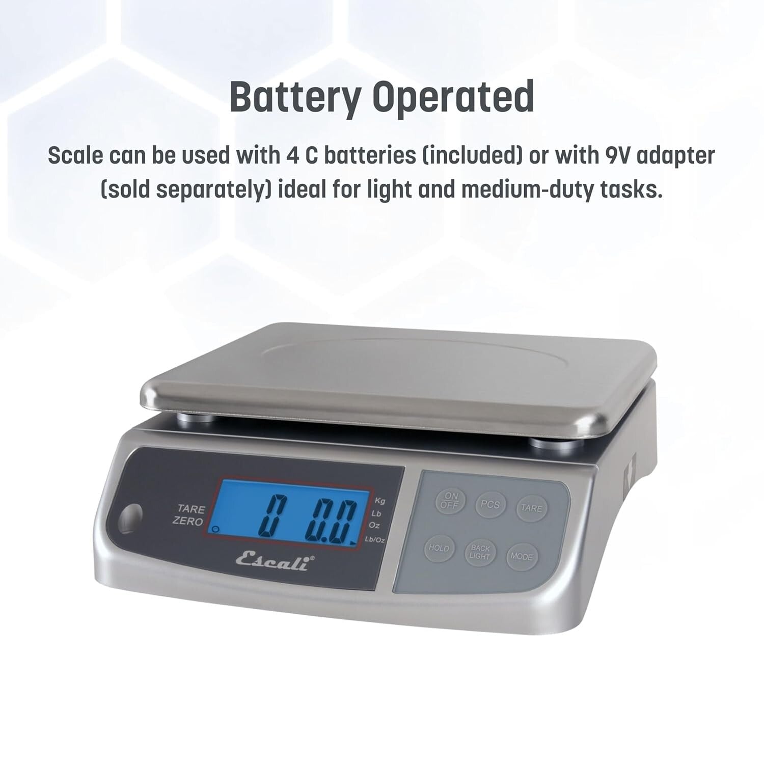 Battery Operated Digital Food Scale - 66 lb Capacity for Precision Cooking