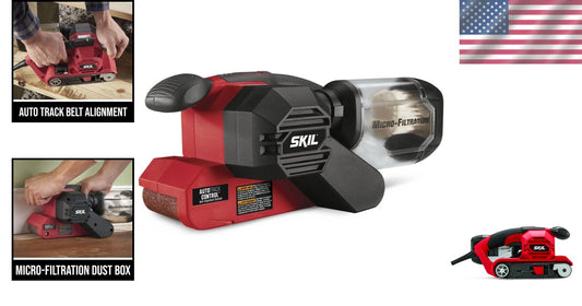 Efficient 3 Inch x 18 Inch Belt Sander with Dust Collection for Smooth Finishes