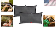 Load image into Gallery viewer, Brica Magnetic Stretch Sun Shade - Black, 2 Pack for Optimal UV Protection