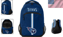 Load image into Gallery viewer, Lightweight Tennessee Titans Backpack with Secure Zippers and Mesh Pockets