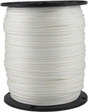 Load image into Gallery viewer, Multipurpose Solid Braid White Polyester Rope - 350 lb Strength, 1000 ft