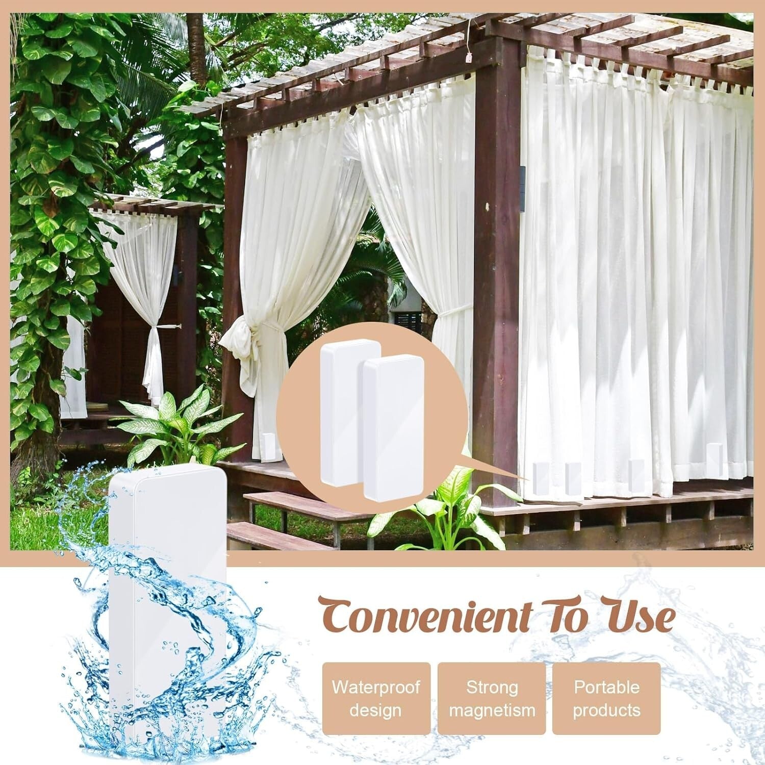 40 Piece Magnetic Weights Set for Curtains - Waterproof & Stylish Home Use