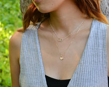 Load image into Gallery viewer, Timeless 14k Gold Filled Cross Necklace - Ideal for Women’s First Communion