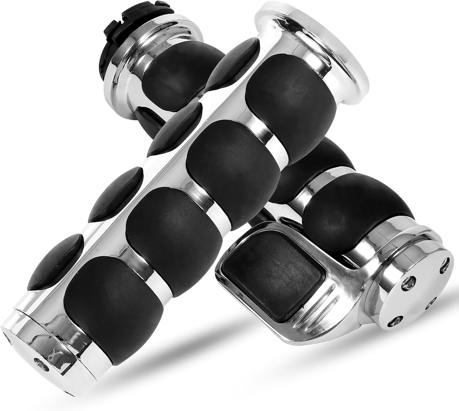 High-Quality 1" Handlebar Grips with Throttle Assist for Ultimate Riding Control