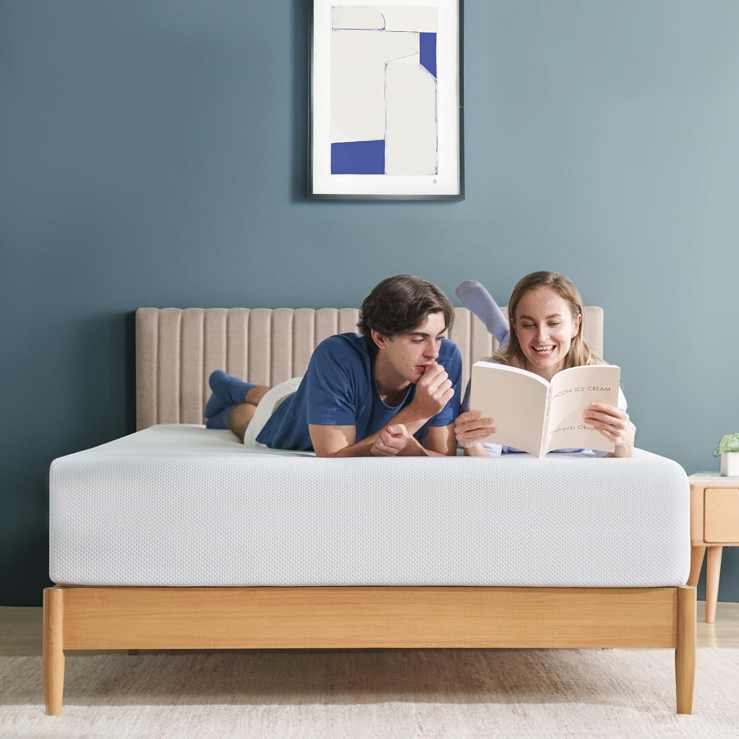 12 Inch Full Cooling Gel Memory Foam Mattress - Fiberglass Free & Certified Safe