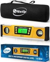 Load image into Gallery viewer, Precision Digital Level - 10-Inch with LCD &amp; 8 Angle Storage for Contractors