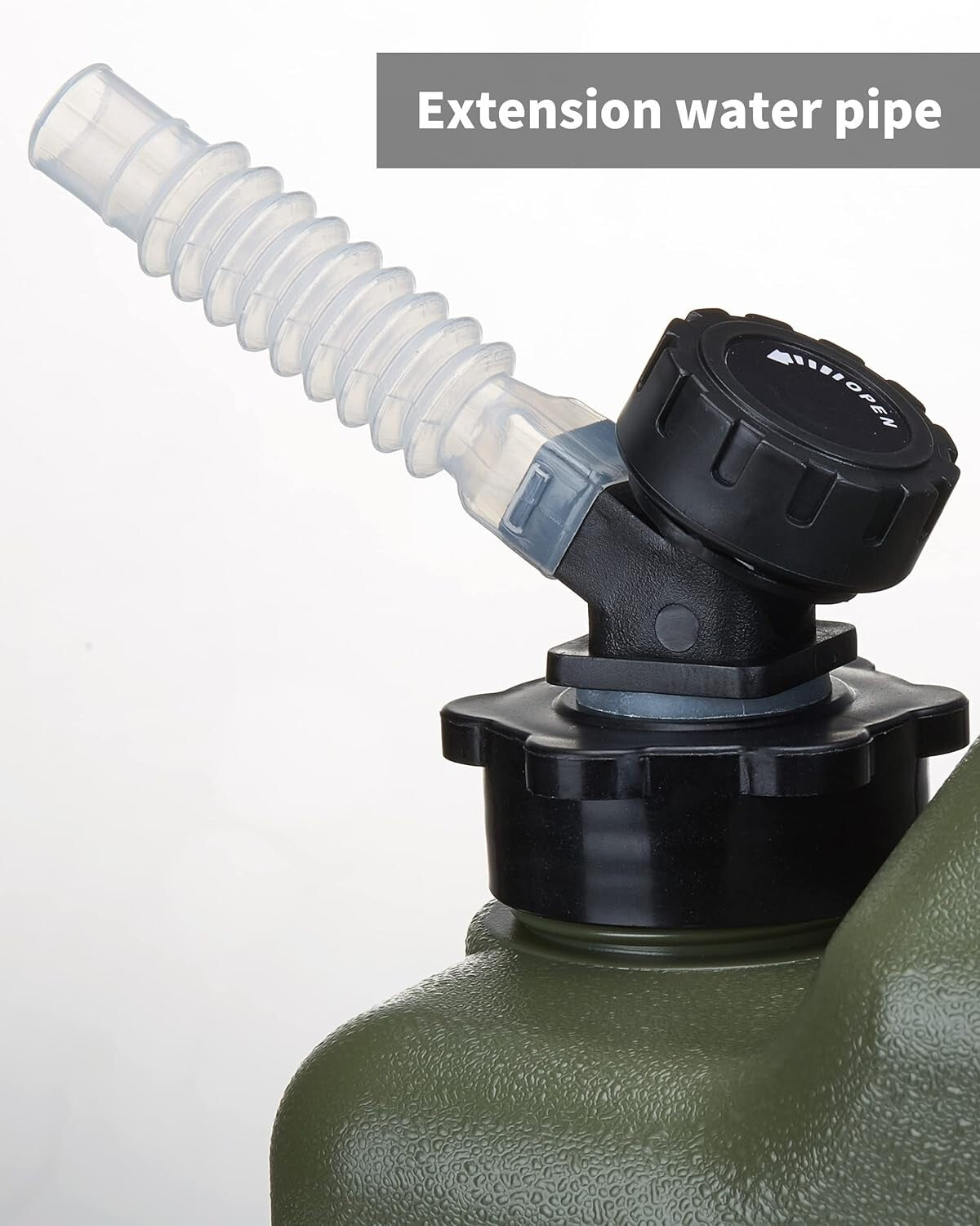 BPA-Free 5-Gallon Leak-Proof Water Container - Ideal for Overlanding & Hiking