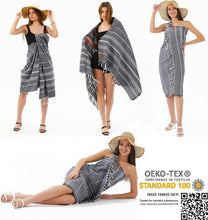 Load image into Gallery viewer, Lightweight Discover of Comfort - 6 Quick-Dry Turkish Beach Towels 70 x 38''