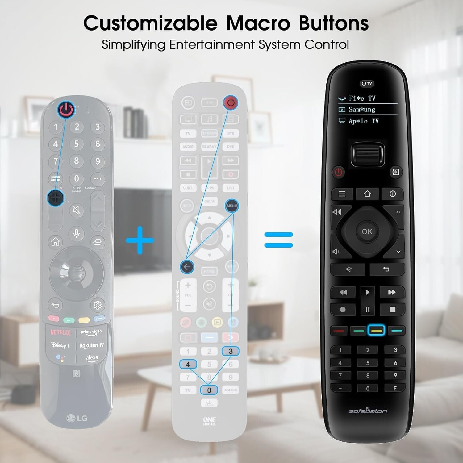 All-in-One Universal Remote Control with App - Simplify Your Entertainment