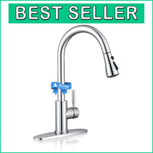Load image into Gallery viewer, Versatile Kitchen Faucet with 360-Degree Swivel and 3-Function Pull-Down Sprayer