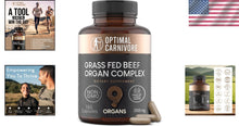 Load image into Gallery viewer, Convenient Beef Organ Capsules - 180 Count for Superior Nutritional Support