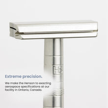 Load image into Gallery viewer, Precision Engineered Steel Blue Safety Razor - Mild Aggression &amp; Eco-Friendly