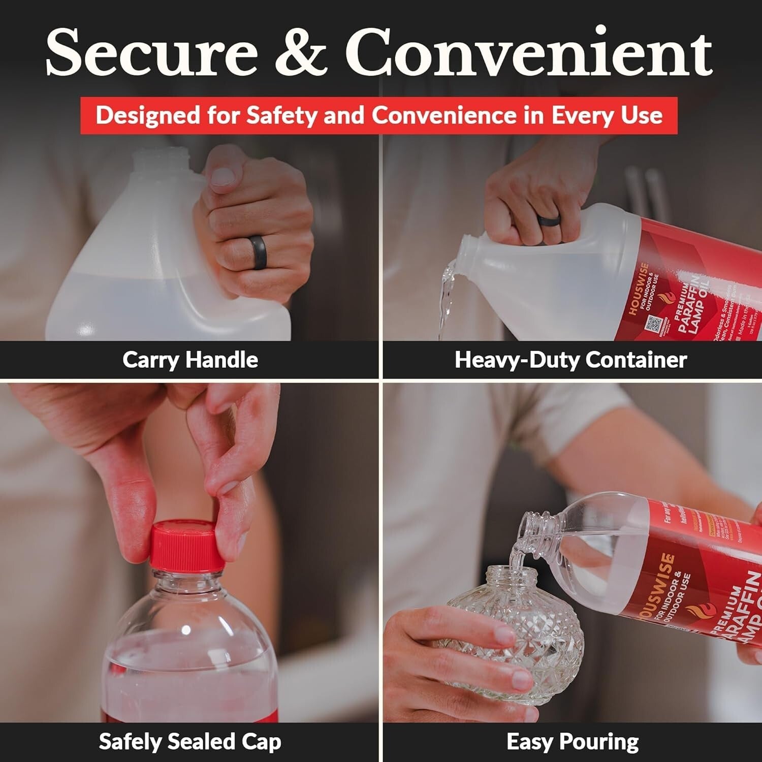 Versatile 2-Gallon Paraffin Oil - Indoor & Outdoor Solution for Elegant Lighting