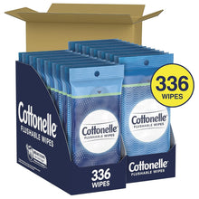 Load image into Gallery viewer, 336 Alcohol-Free Flushable Wipes with Wetness Indicator - Individually Wrapped