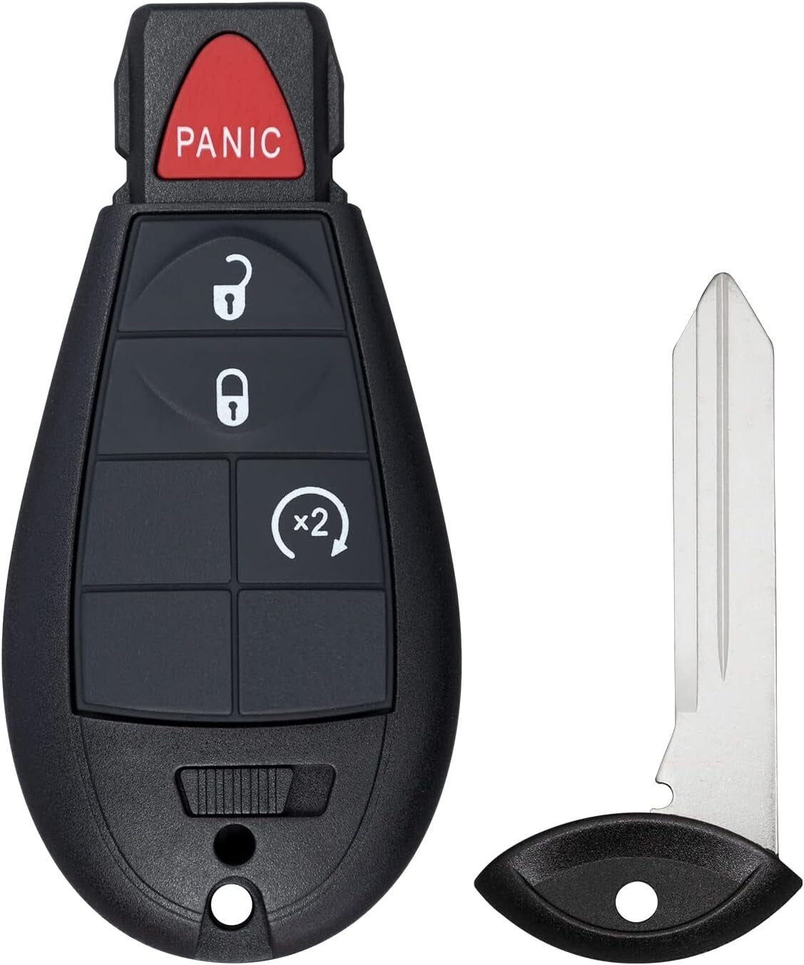 Durable RAM Key Fob Remote 2013-2018 - Perfect Replacement with Lithium Battery