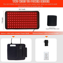 Load image into Gallery viewer, Comforting Red Light &amp; Infrared Heating Pad for Comprehensive Body Relaxation