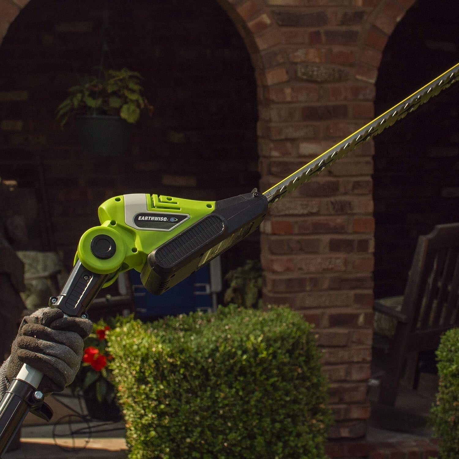 Eco-Friendly 20-Inch Battery-Powered Hedge Trimmer - Includes Fast Charger