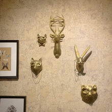 Load image into Gallery viewer, Charming Faux Deer and Animal Head Wall Decor – Elegant Gift Option, Set of 5
