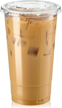 Load image into Gallery viewer, Ultimate 100-Pack Clear Iced Coffee Cups with Tight Seal Lids - Great for Events