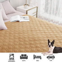 Load image into Gallery viewer, Elegant Waterproof Dog Blanket - Soft Reversible Cover for Bed &amp; Sofa 120"x82"