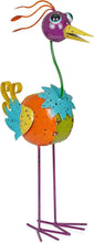 Load image into Gallery viewer, Vibrant 21" Metal Rainbow Bird Decor - Stunning Outdoor Garden Statue