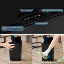 Load image into Gallery viewer, Sleek 4-Gallon Touchless Trash Can Set, Waterproof &amp; Slim Design for Any Room