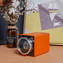 Load image into Gallery viewer, Stylish PU Leather Watch Winder for Automatic Timepieces with Quiet Motor
