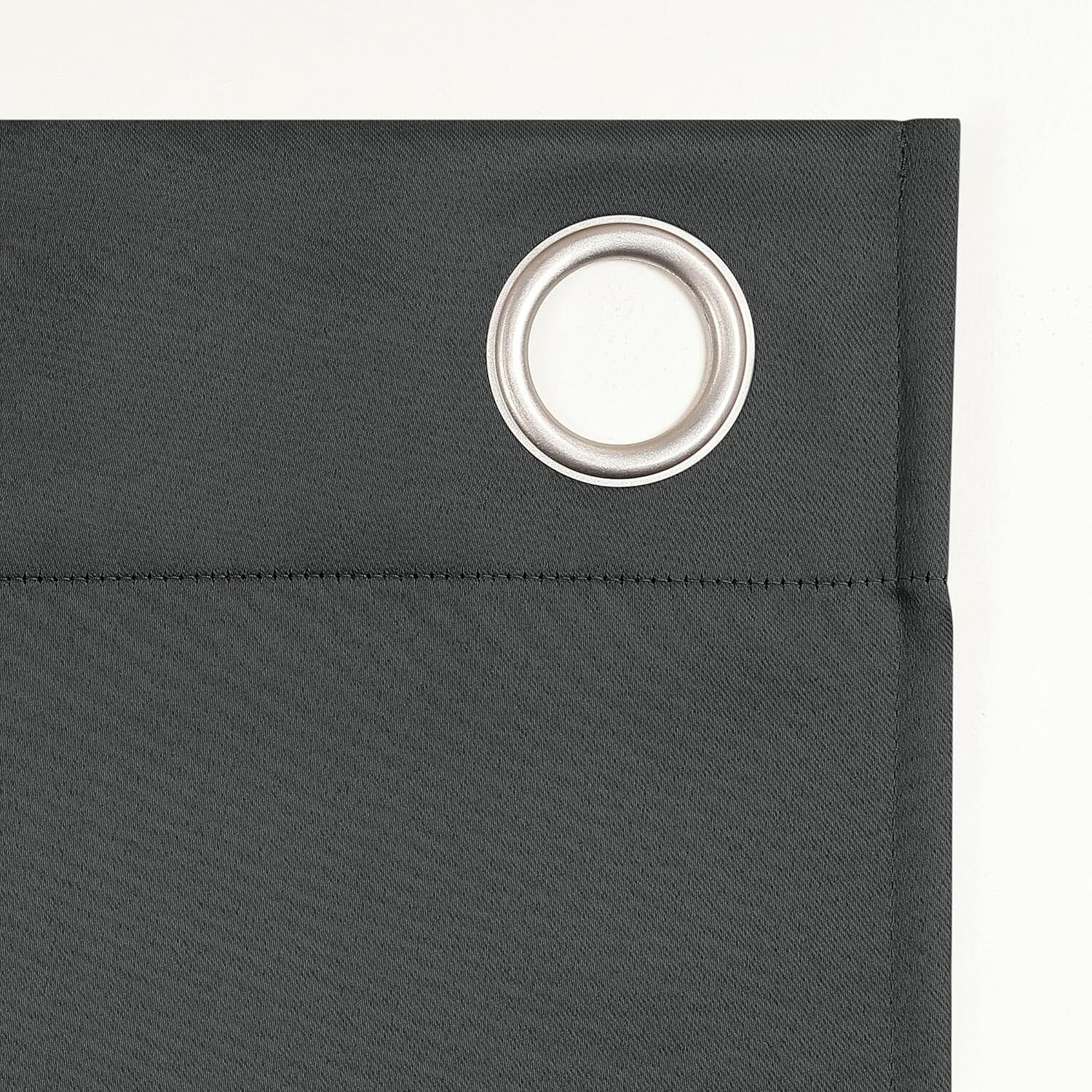 Soho 2-Pack Charcoal Gray Blackout Curtains - Energy Saving & Noise Reducing