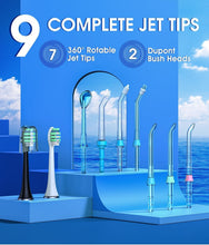 Load image into Gallery viewer, 2-in-1 Electric Toothbrush &amp; Water Flosser Combo - 600ML with 10 Pressure Modes