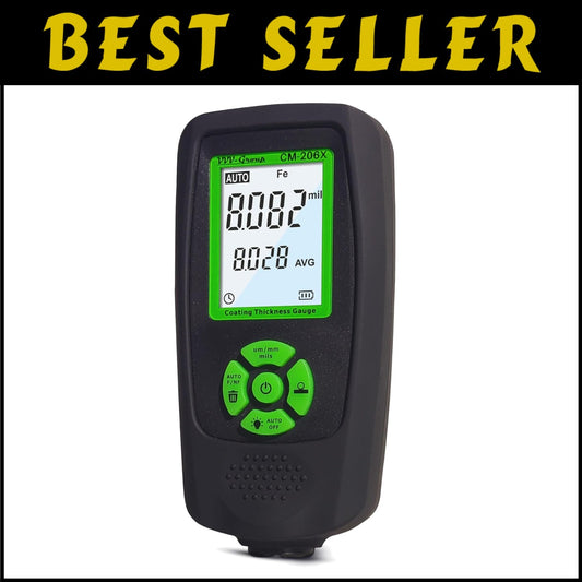 Dynamic Paint Meter with Temperature Compensation - Ideal for Vehicle Inspection