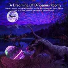 Load image into Gallery viewer, 4-in-1 Galaxy Projector: Bluetooth Speaker &amp; Relaxing Sounds for Bedroom Bliss