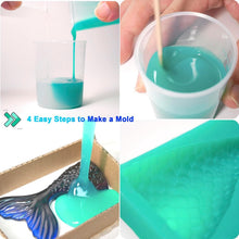 Load image into Gallery viewer, Premium 140.8Oz Silicone Mold Kit with 9 Colors - Fast Mixing &amp; Curing Solution