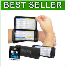 Load image into Gallery viewer, Versatile 10 Pack Youth Wristbands - Ideal for Football, Baseball &amp; Softball